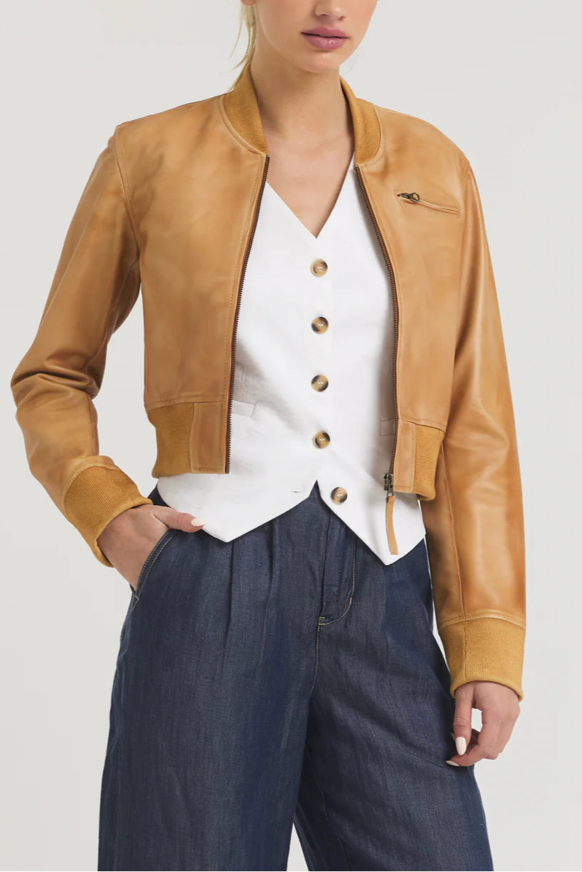 JAKETT TS Collins Patina Leather Jacket