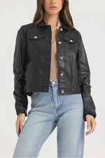 JAKETT Alexa Burnished Leather Jacket