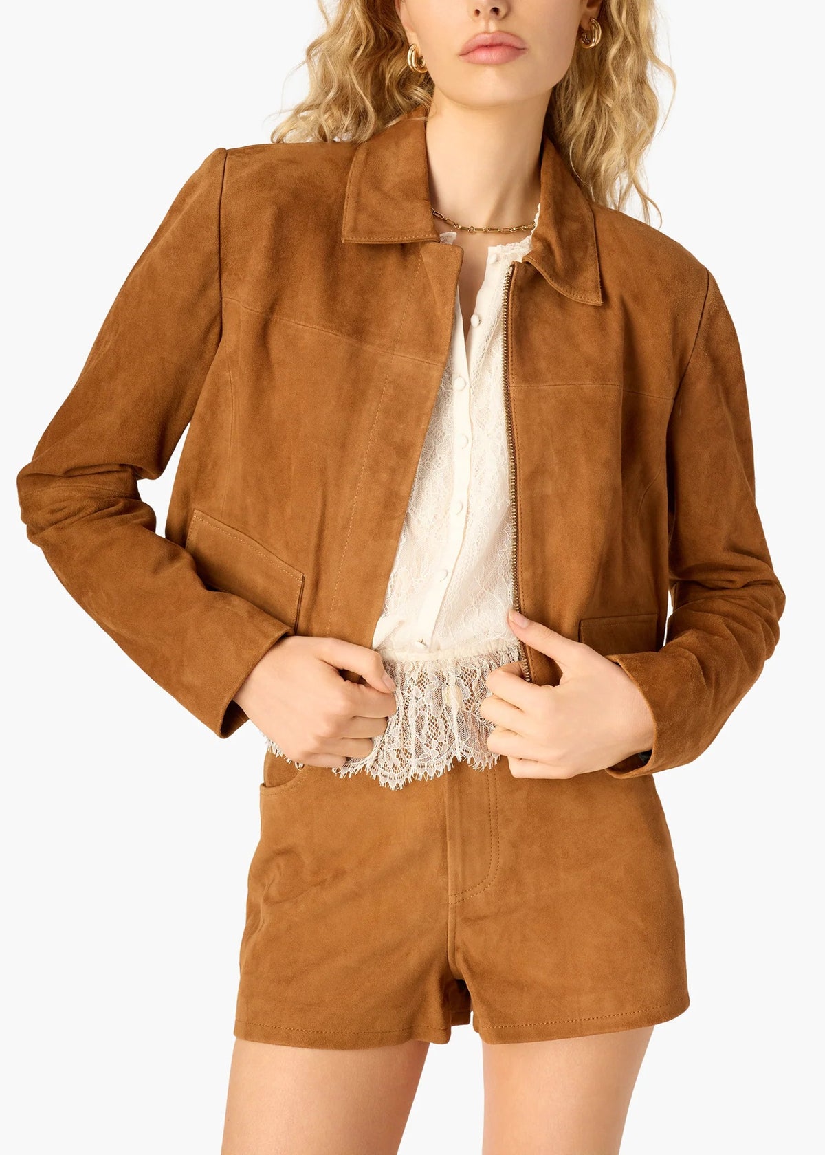Cami Sullivan Suede Jacket