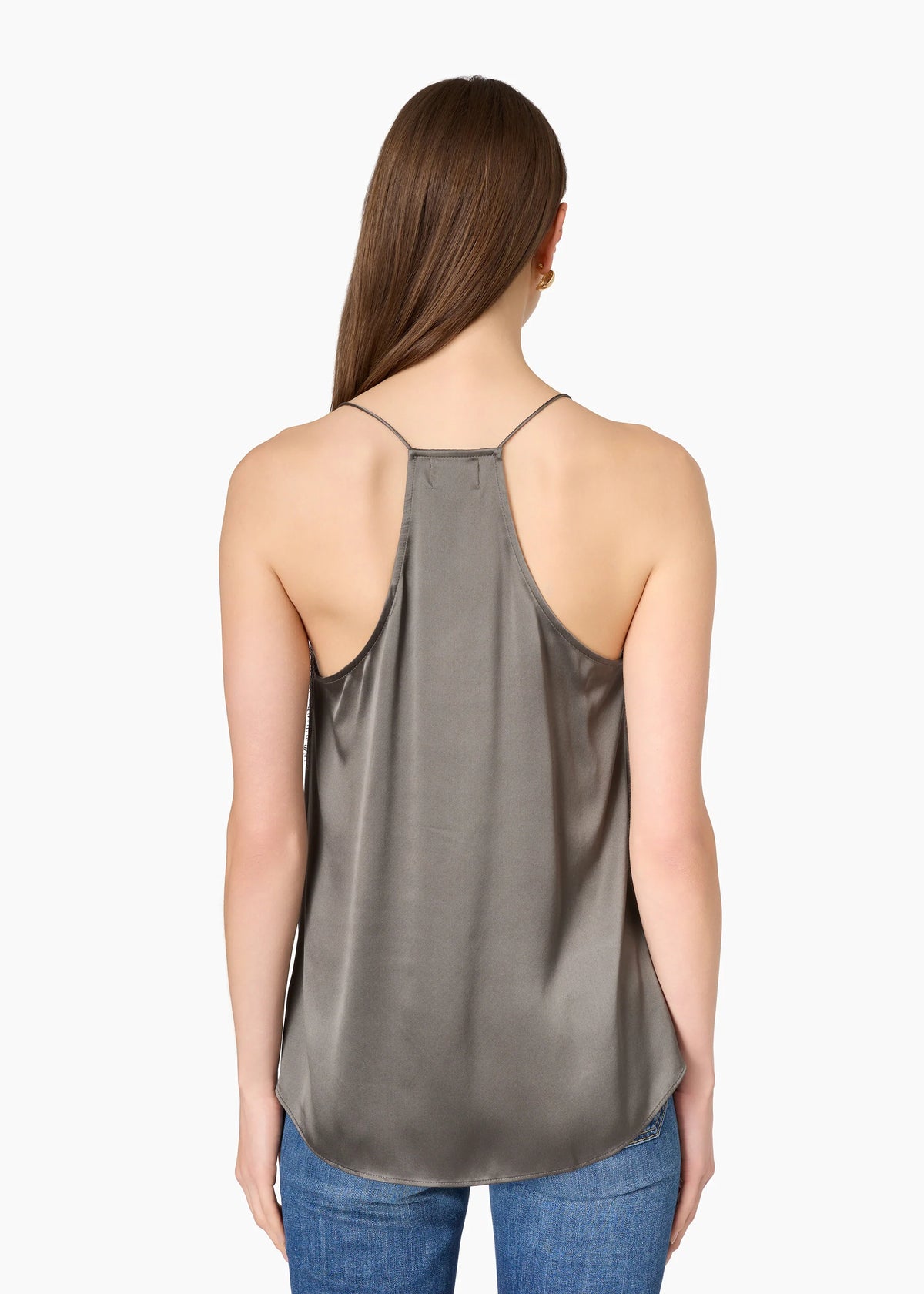 Cami Racer Charmeuse Camisole