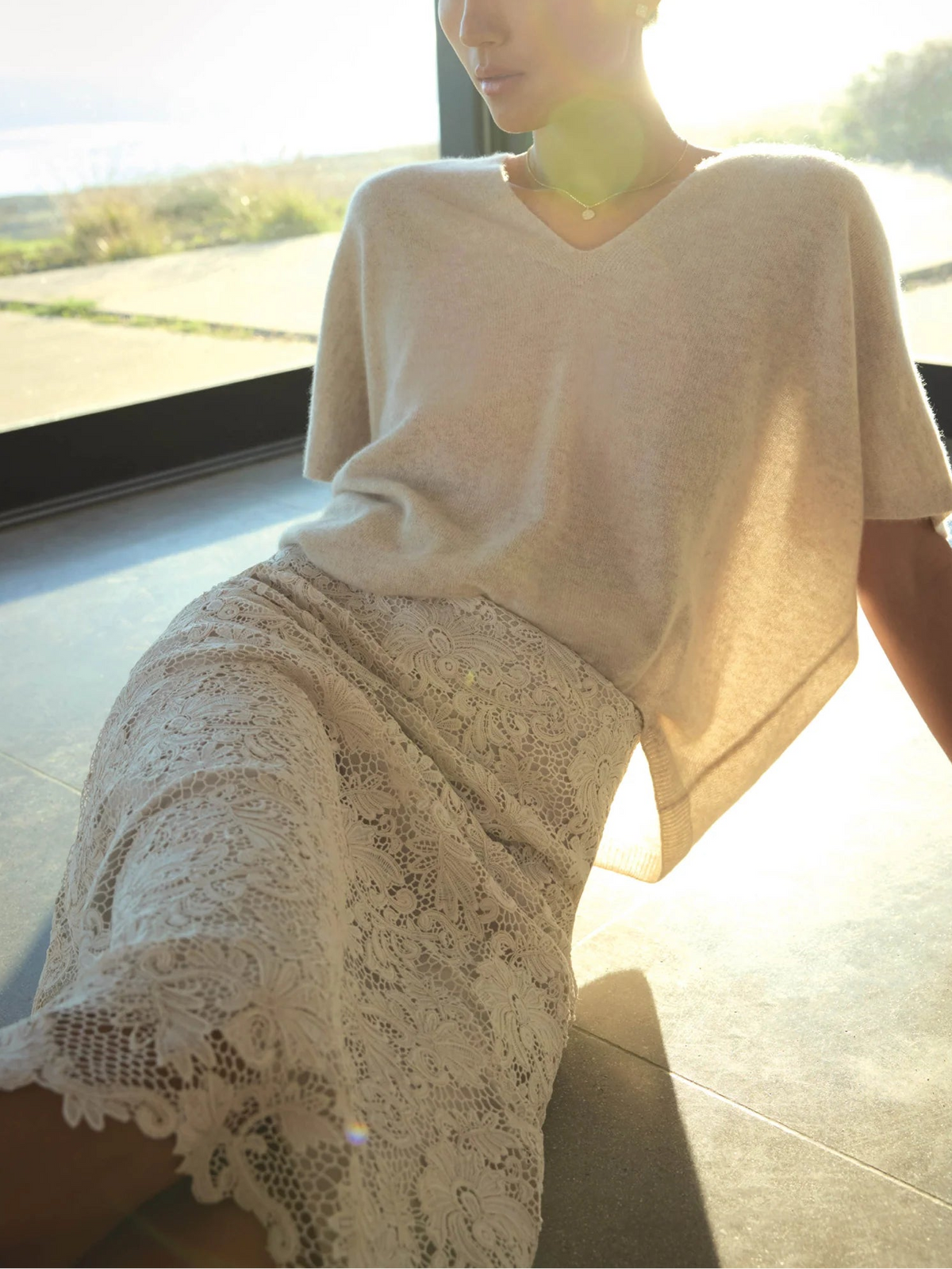 Brochu Walker Mara Lace Skirt