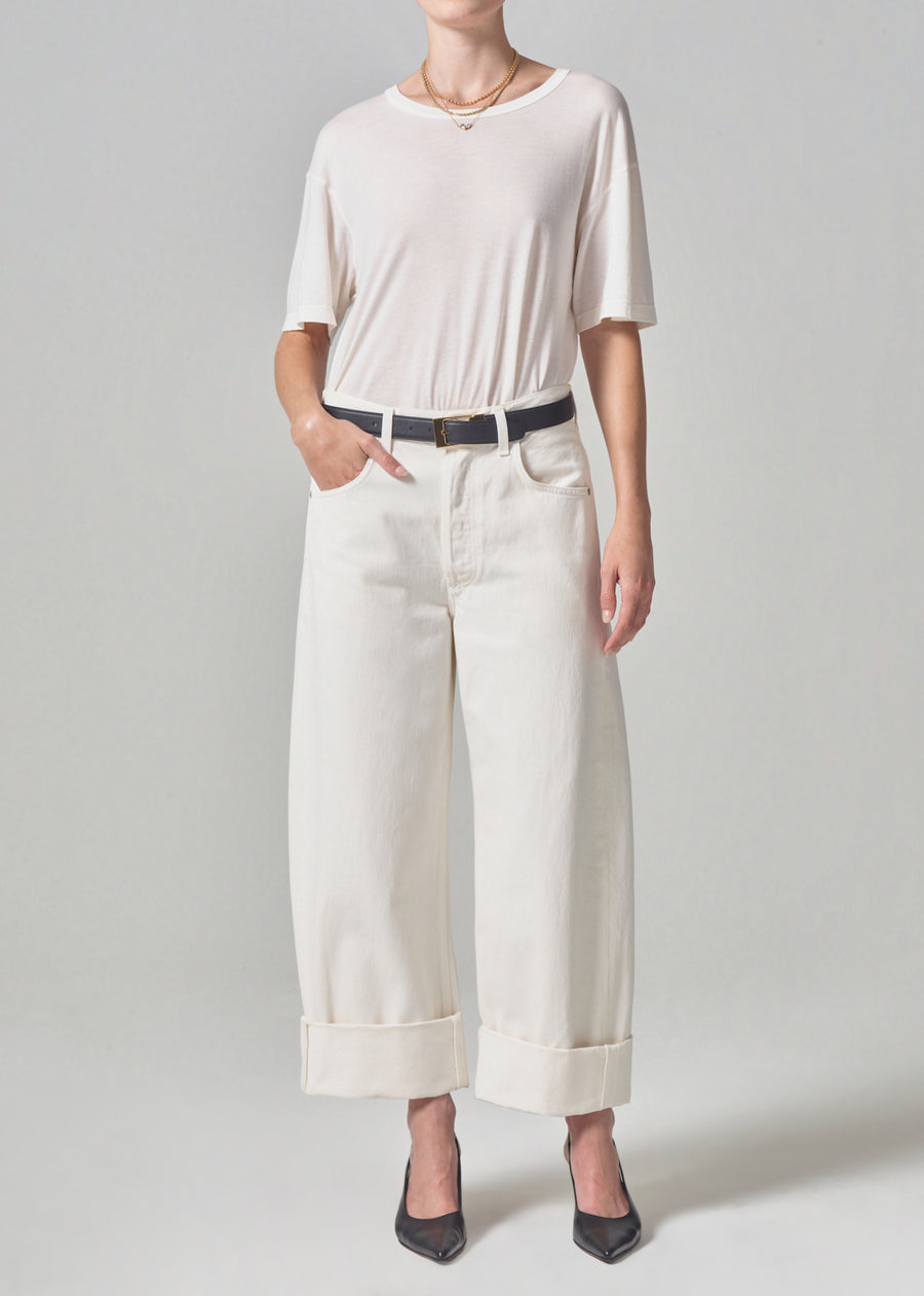 Citizens Of Humanity Ayla Baggy Cuffed Crop
