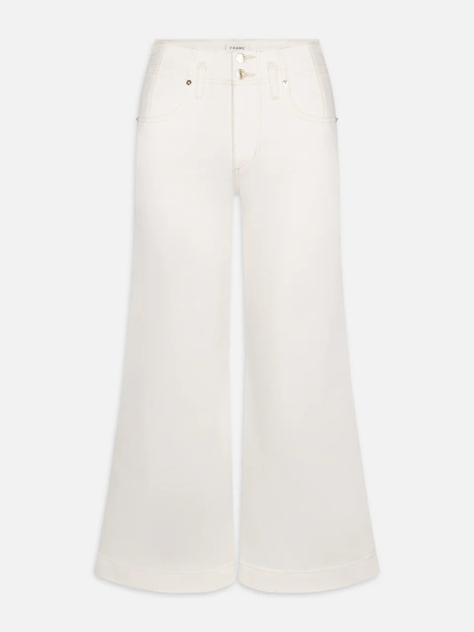 Frame The Seamed Crop Wide Trouser