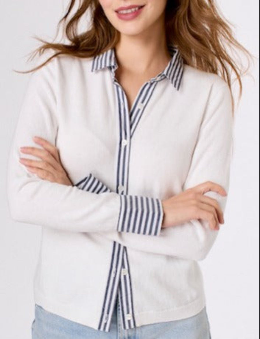 J Society Button Down L/S Trimmed Shirt