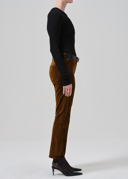 Citizens Of Humanity Isola Cropped Velvet Trouser