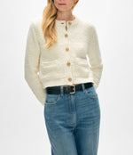 White + Warren Cotton Slub Pocket Cardigan