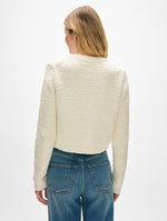 White + Warren Cotton Slub Pocket Cardigan