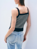 White & Warren Boucle Tank Top