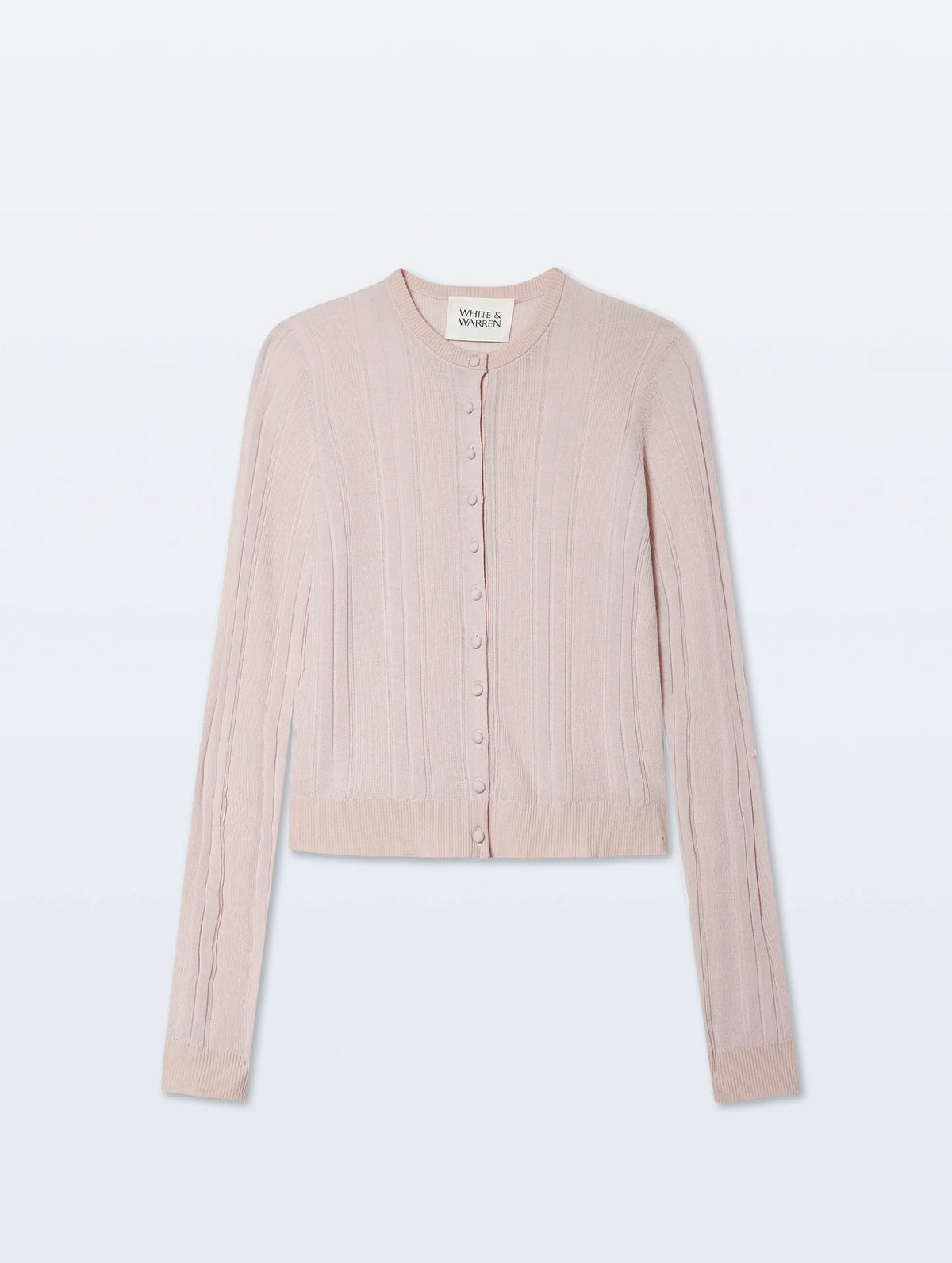 White & Warren Superfine Wool Cardigan