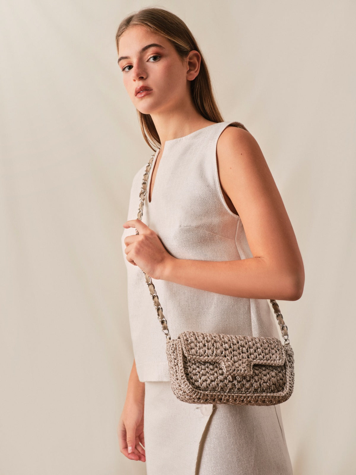 Maison Lurex Fenice Shoulder Bag