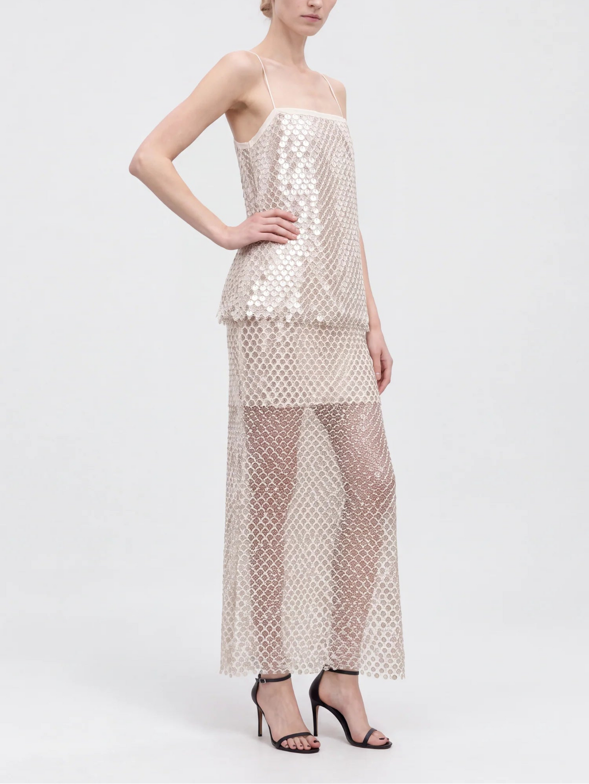 Saint Art Ivy Pearlized Sequin Skirt