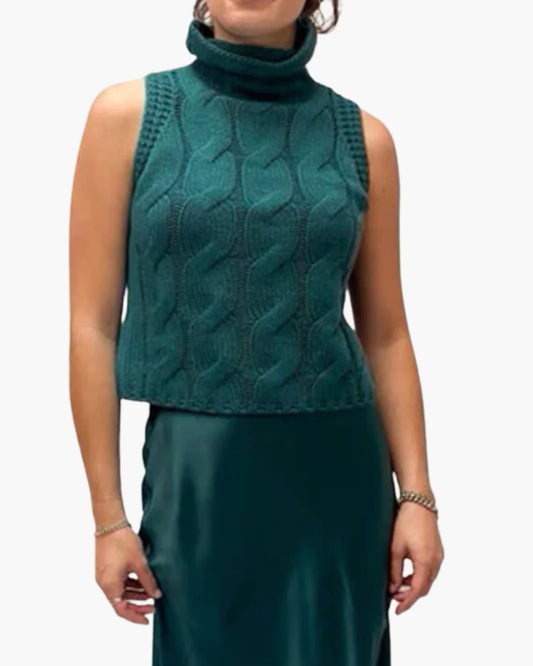 Sablyn Saige B Cropped Turtleneck Sweater