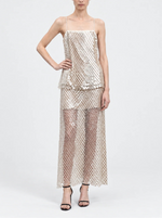 Saint Art Ivy Pearlized Sequin Skirt