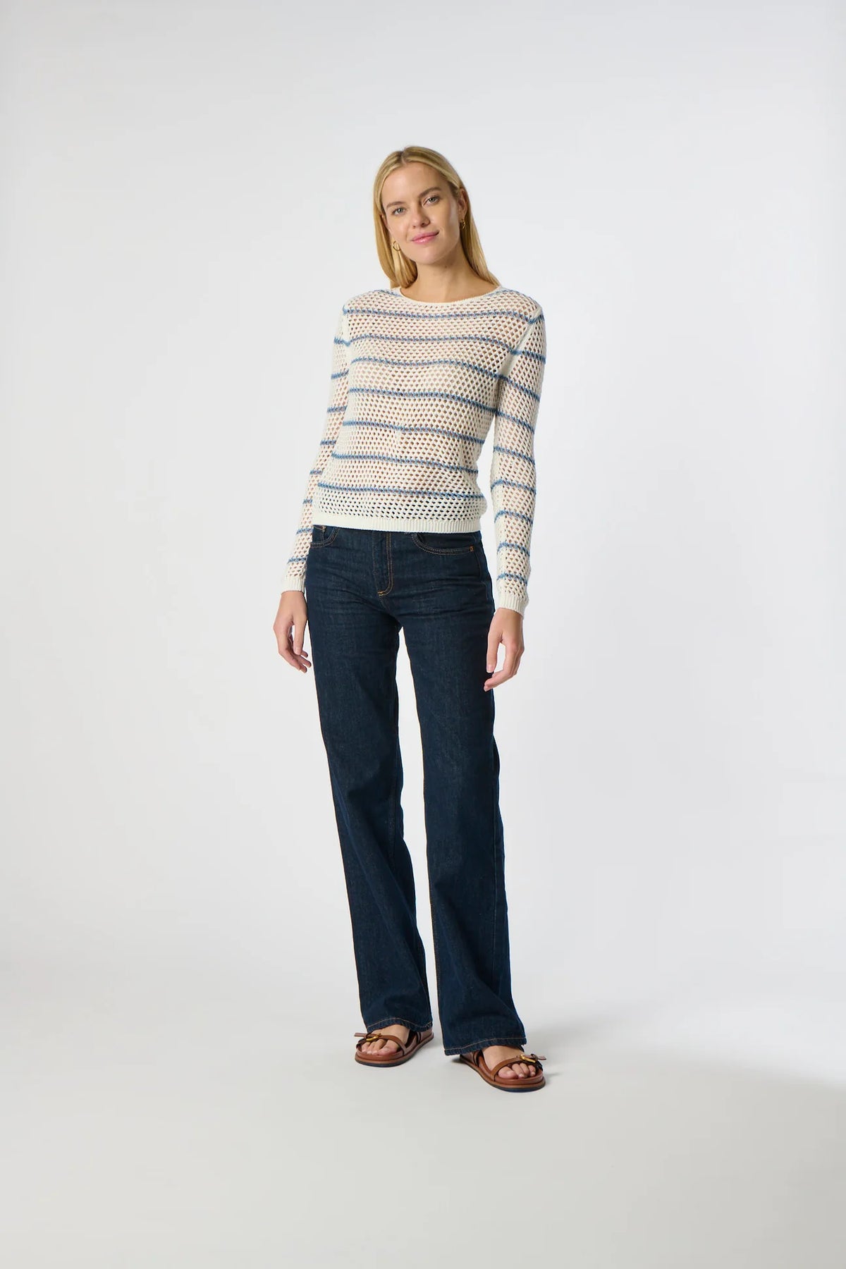 Kokun TS Mesh Stripe Pullover