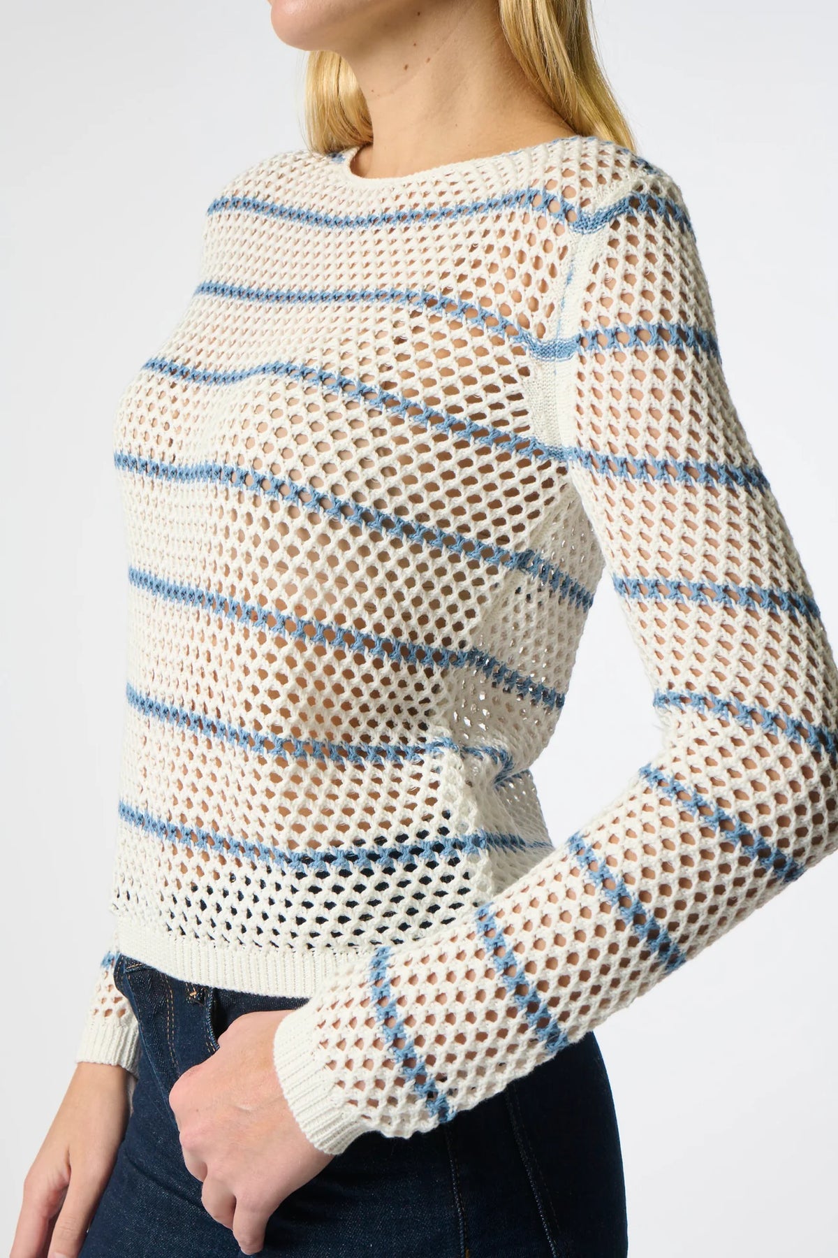 Kokun TS Mesh Stripe Pullover