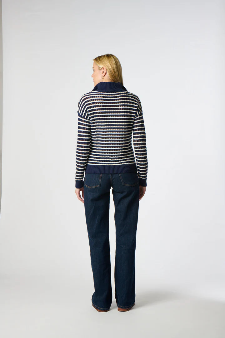 Kokun TS Half Zip Yoke Pullover– Gallery Couture