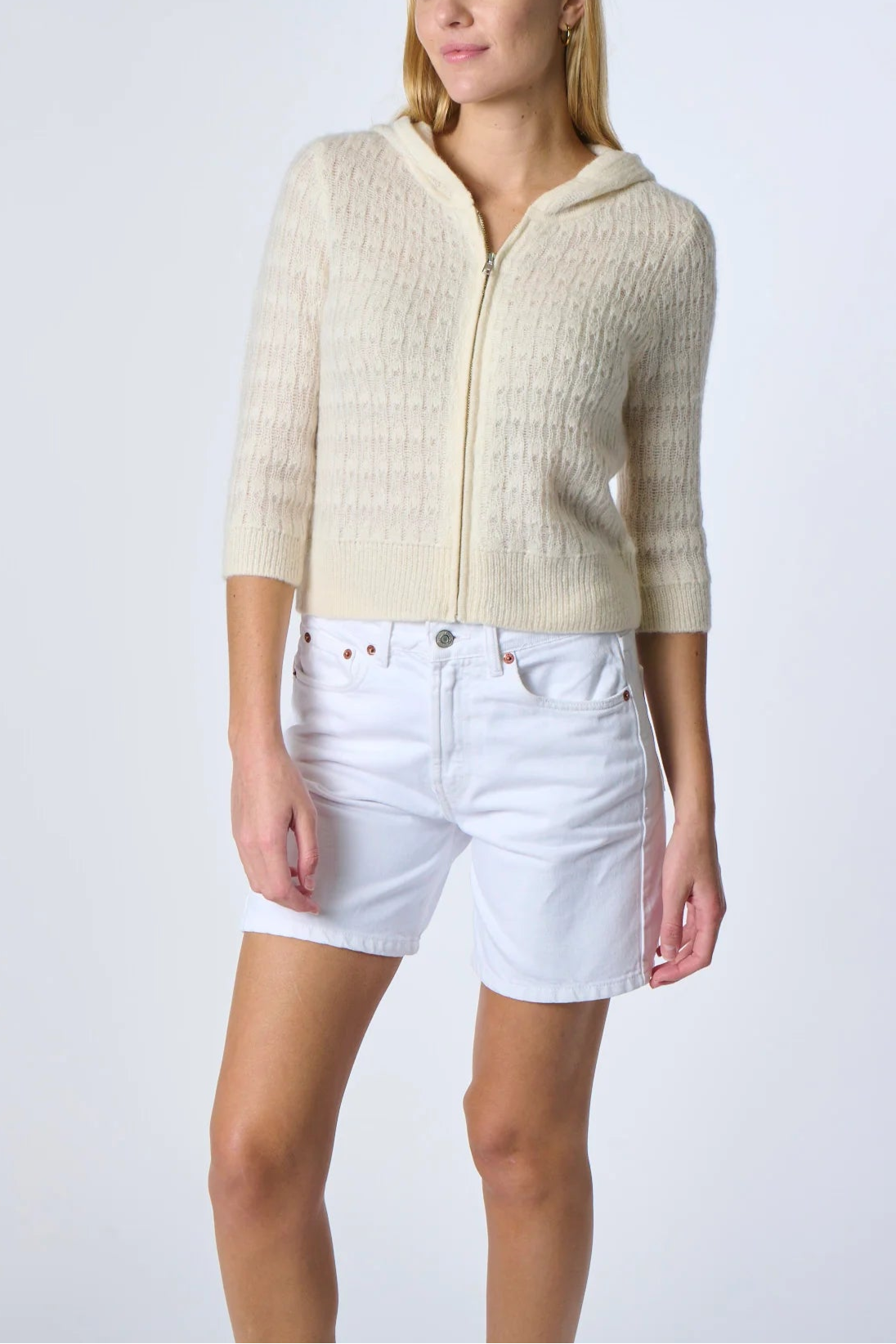 Kokun Ts Cropped Zip Hoodie