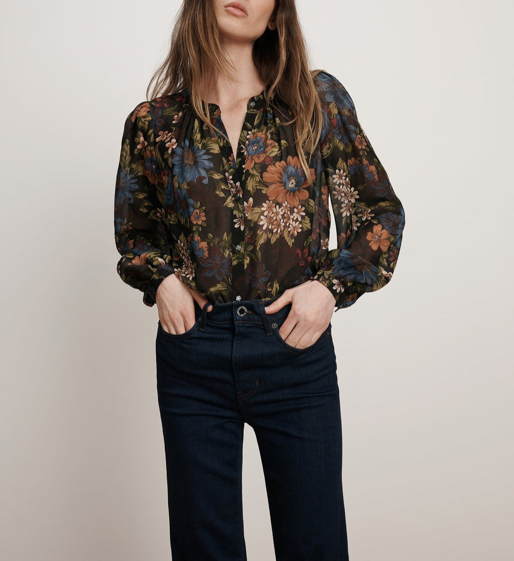 Veronica Beard Ashlynn Silk Blouse