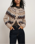 Veronica Beard Christina Fairisle Cardigan