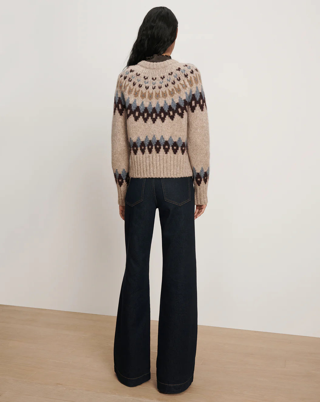 Veronica Beard Christina Fairisle Cardigan