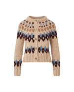 Veronica Beard Christina Fairisle Cardigan