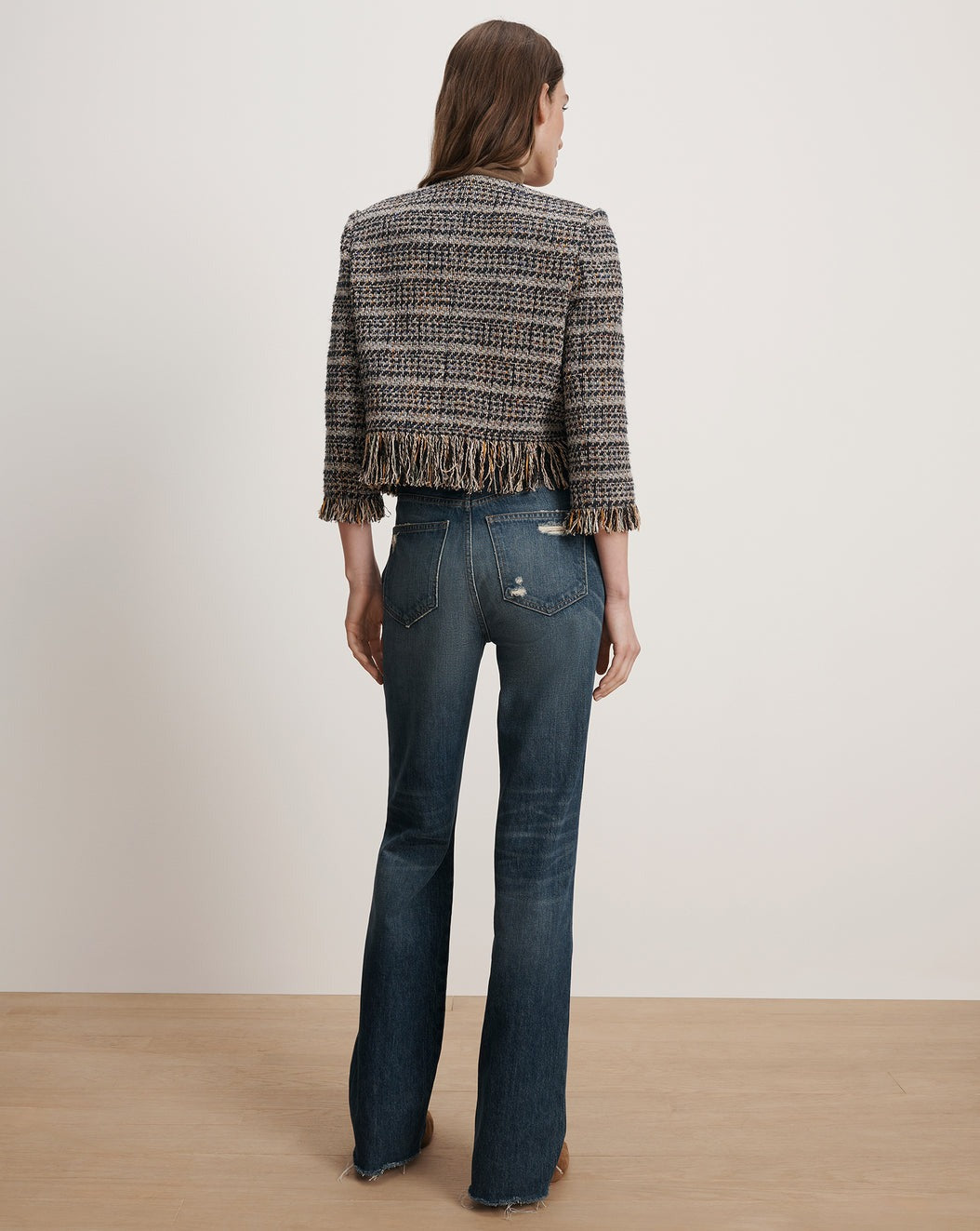 Veronica Beard Lyons Fringe Jacket