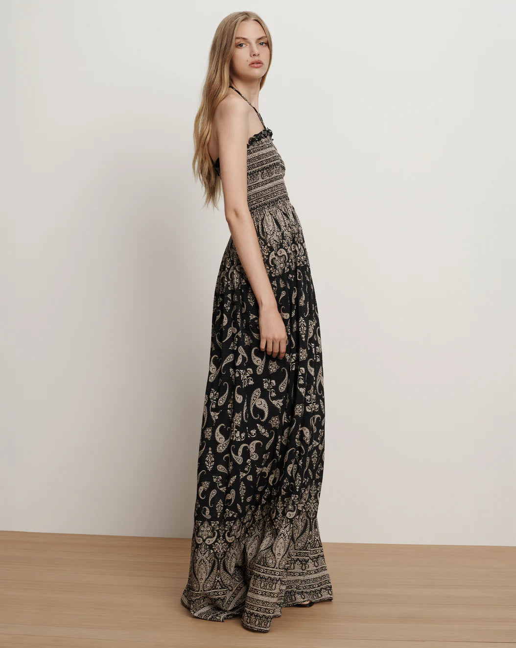 Veronica Beard Ayanna Halter Maxi Dress
