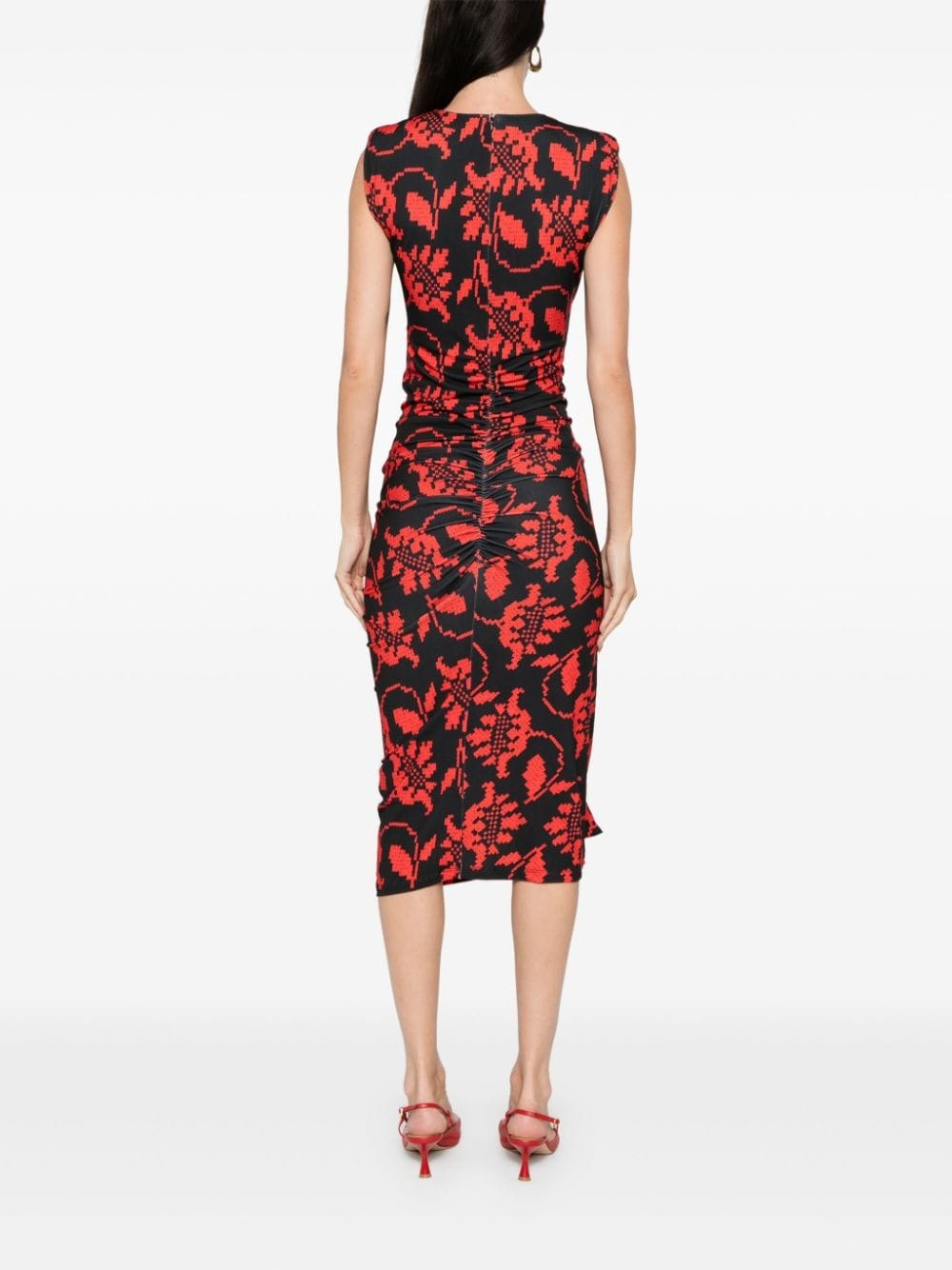 Essentiel Galles Printed Dress