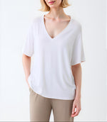 Majestic Filatures Soft Touch S/S Relaxed V-Neck
