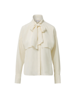 Veronica Beard Darlis Scarf Neck Blouse