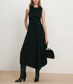 Veronica Beard Freja Brooch Midi Dress
