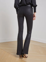 L'agence Ts Selma H/R Sleek Baby Boot Coated Jeans