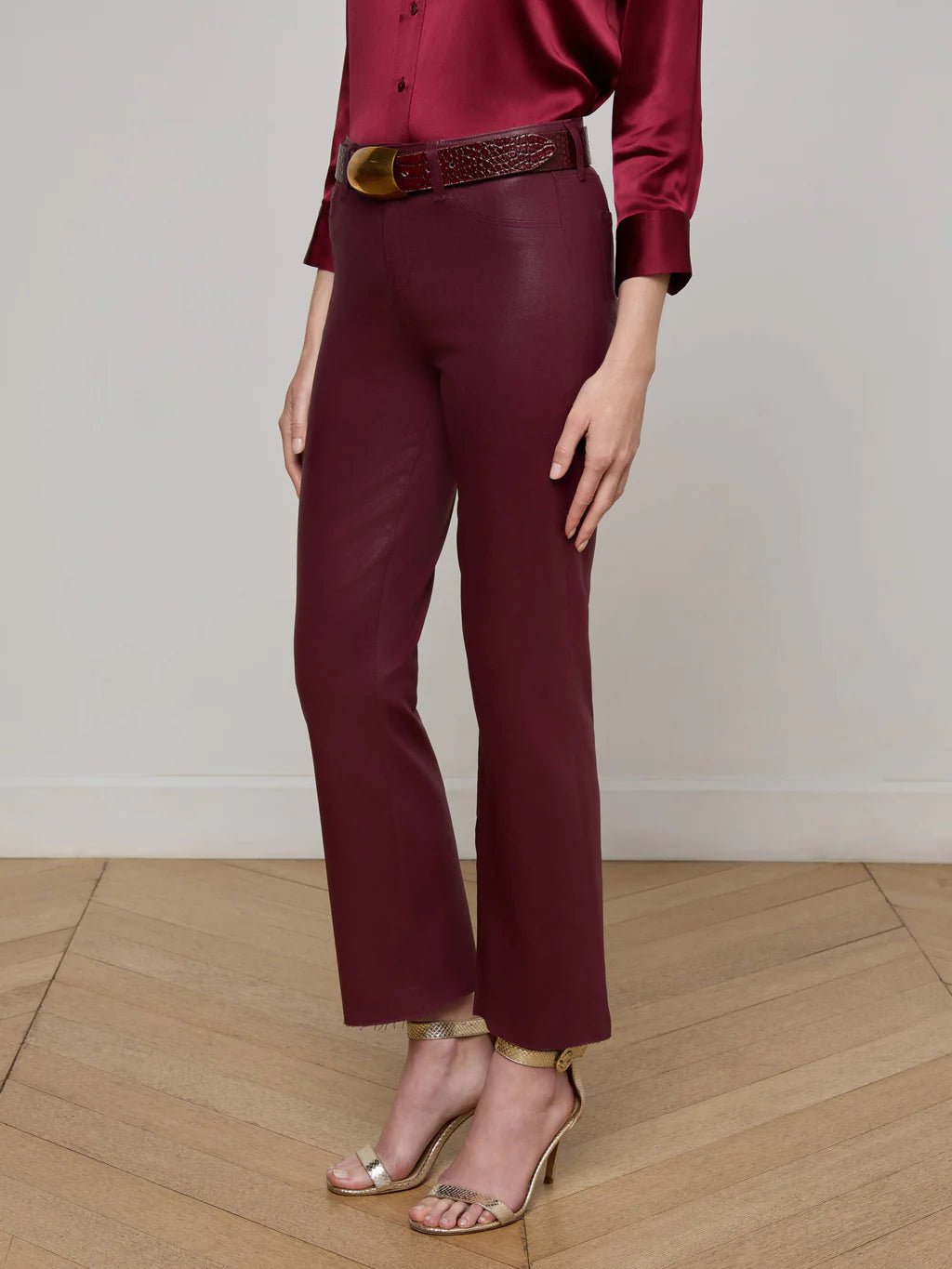 Lagence Kendra High Rise Crop Flare Pant