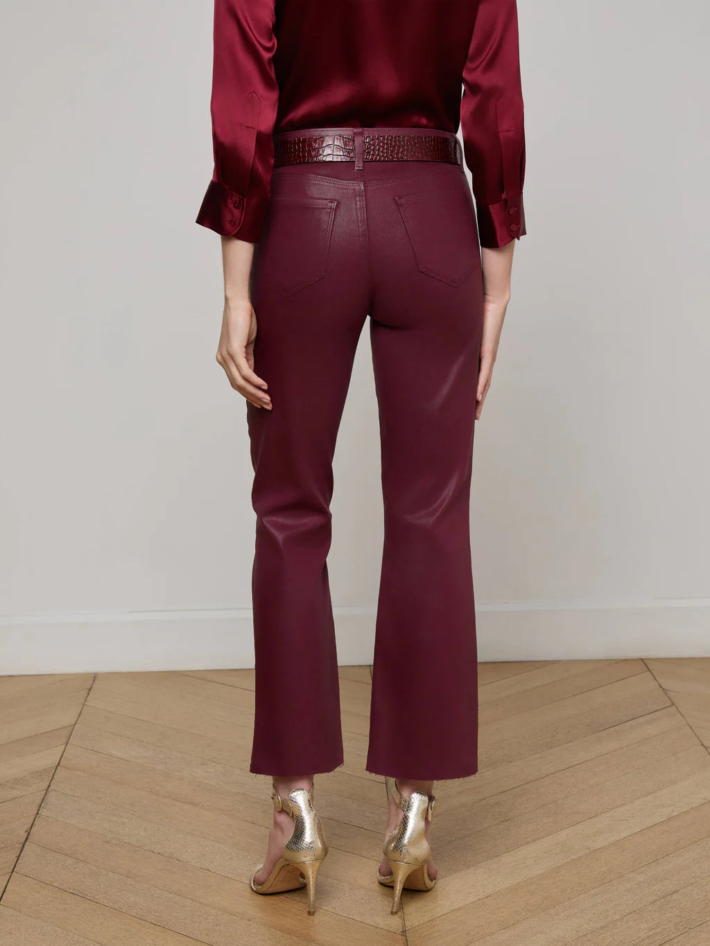 Lagence Kendra High Rise Crop Flare Pant