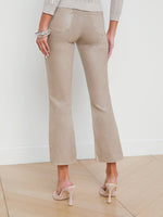 L'agence TS Kendra High Rise Crop Flare Jeans