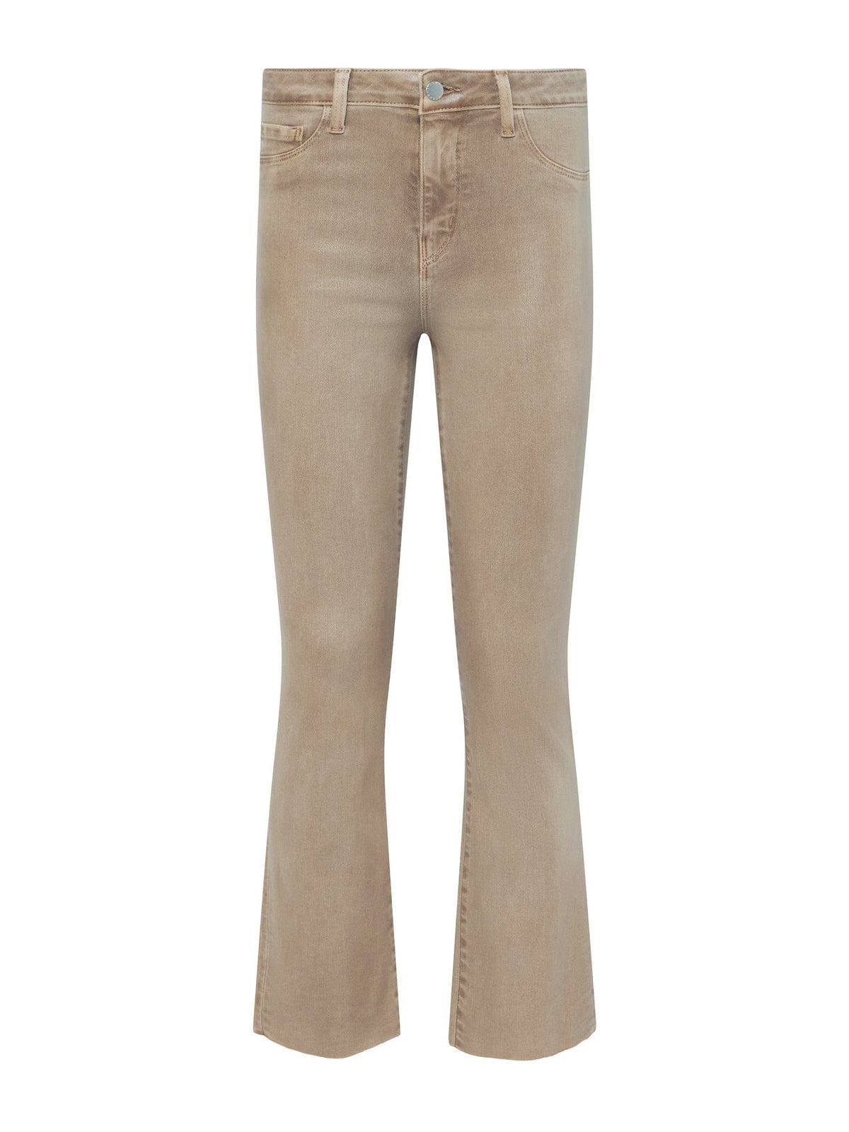 L'agence TS Kendra High Rise Crop Flare Jeans