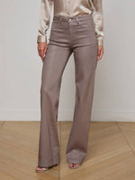 L'agence TS Clayton High Rise Wide Leg Jeans