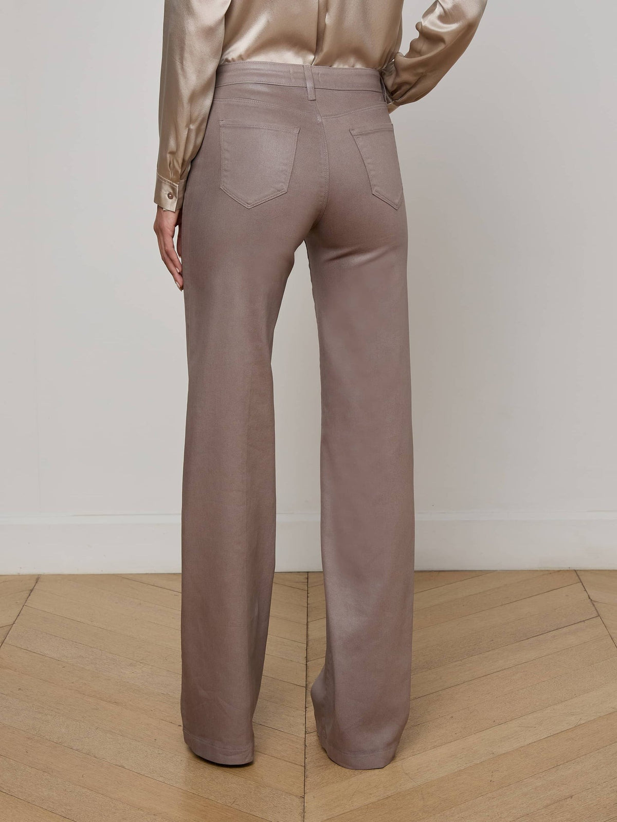 L'agence TS Clayton High Rise Wide Leg Jeans