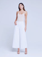 Lagence Houston Crop Seam Wide Leg Jeans