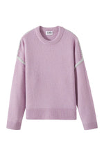 27 Miles Ts Maila Cashmere Crew Sweater With Stitching