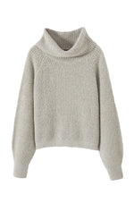 27 Miles Ts Sam Cashmere Cropped Loose Turtleneck Sweater