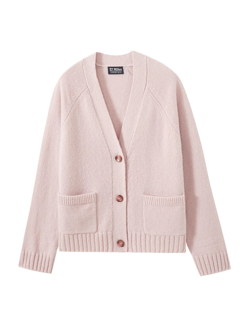 27 Miles Ts Amanda Cashmere Button Up Cardigan