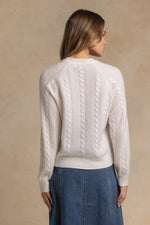 27 Miles Ts Zhenya Cable Crew Sweater