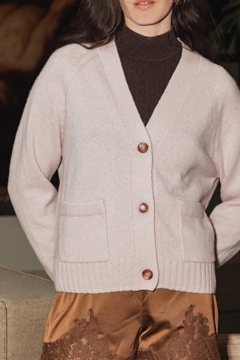 27 Miles Ts Amanda Cashmere Button Up Cardigan