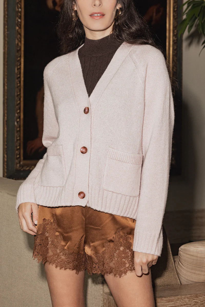 27 Miles Ts Amanda Cashmere Button Up Cardigan