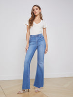 Lagence Sera Sneaker Flare Jeans