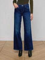 L'agence Alicent H/R Wide Leg Sneaker Jeans