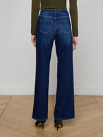 L'agence Alicent H/R Wide Leg Sneaker Jeans
