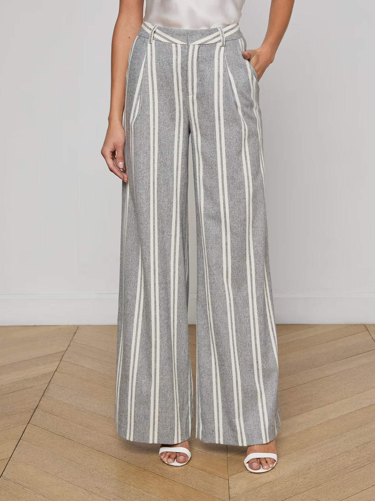 L'agence TS Allanah Striped Trouser