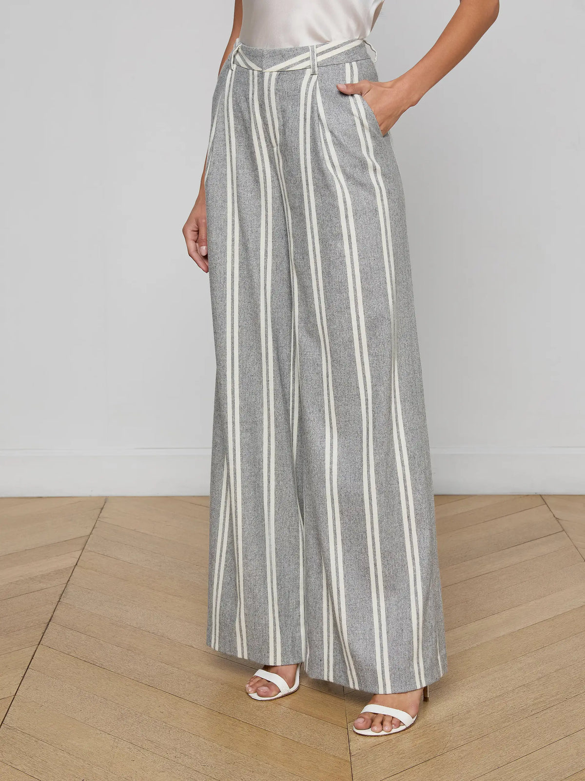 L'agence TS Allanah Striped Trouser